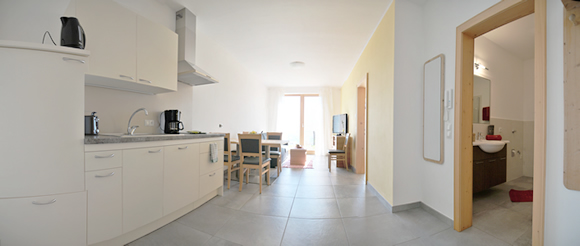 Wohnküche Appartement Hocheppan